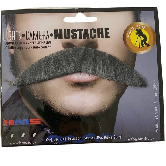 Self Adhesive Mustache Costume - Picture 9 of 10